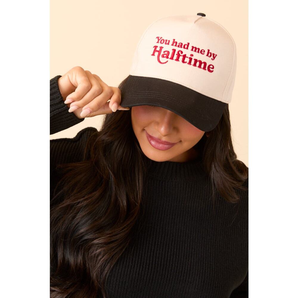 NEW Pink Lily You Had Me By‎ Halftime Trucker Hat Football Game Day Cap